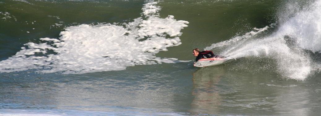 Paul Basson, bottom turn at Heaven