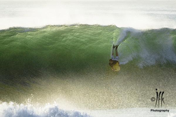 Andre Marais, take off at North Beach