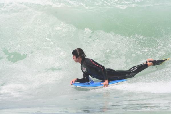 Tiaan Kriegler at Koeel Bay (Caves)
