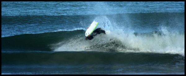 Arno Hattingh, back flip at Betties Bay