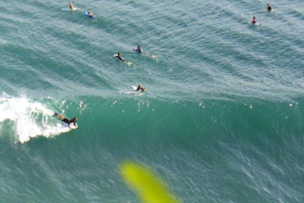 Dustin Weber at Padang Padang